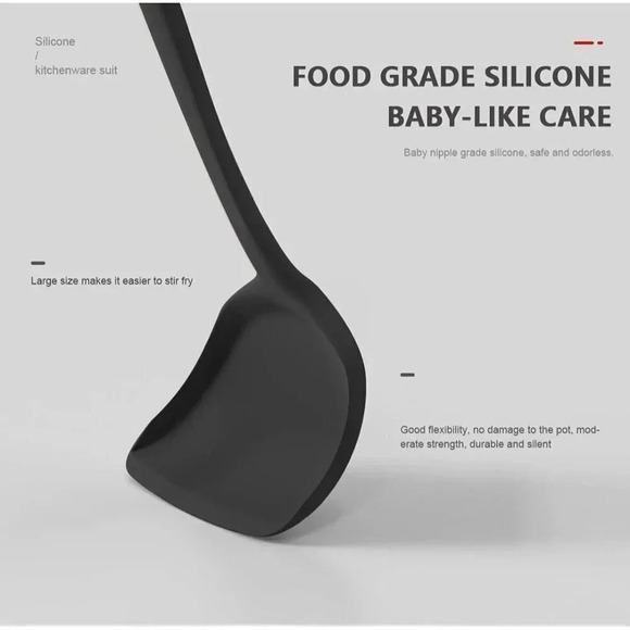 446°F Silicone Heat Resistant Kitchen Utensils Set for Nonstick - Picture 4 of 9